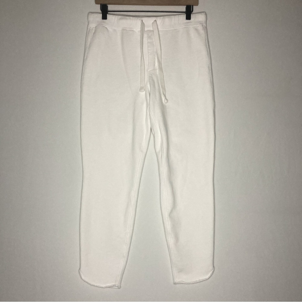 Frank & Eileen Christine Tulip Ankle Sweatpants White Sz M Medium EUC Cabincore - Picture 2 of 16